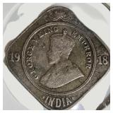 Vintage World Coin Collection (1918–1973) – Great Britain, India, Barbados & More