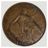 Vintage World Coin Collection Featuring Great Britain, India, Taiwan & More (1899–1984)