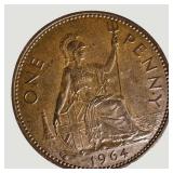 Vintage World Coin Collection Featuring Great Britain, India, Taiwan & More (1899–1984)