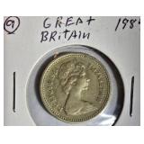 Vintage World Coin Collection Featuring Great Britain, India, Taiwan & More (1899–1984)