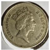 Vintage World Coin Collection Featuring Great Britain, India, Taiwan & More (1899–1984)