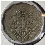 Vintage World Coin Collection Featuring Great Britain, India, Taiwan & More (1899–1984)