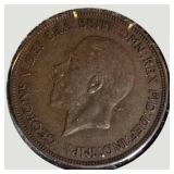 Vintage Great Britain Penny Collection (1936–1967) – 7 Historic British Coins