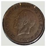 Vintage Great Britain Penny Collection (1936–1967) – 7 Historic British Coins