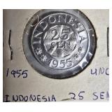 Vintage World Coin Collection (1912–1955) – Great Britain, India, Indonesia, Egypt & More