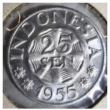 Vintage World Coin Collection (1912–1955) – Great Britain, India, Indonesia, Egypt & More