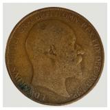 Vintage Great Britain Penny Collection – King George V & VI Coins