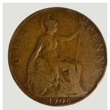Vintage Great Britain Penny Collection – King George V & VI Coins