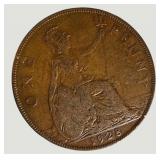 Vintage Great Britain Penny Collection – King George V & VI Coins