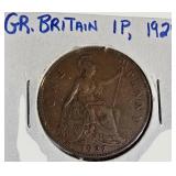 Vintage Great Britain Penny Collection – 1918–1947 Coin Lot