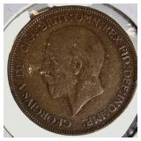 Vintage Great Britain Penny Collection – 1918–1947 Coin Lot