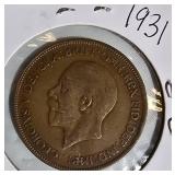 Vintage Great Britain Penny Collection – 1918–1947 Coin Lot
