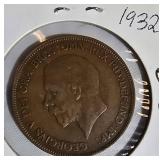 Vintage Great Britain Penny Collection – 1918–1947 Coin Lot
