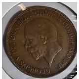 Vintage Great Britain Penny Collection – 1918–1947 Coin Lot