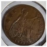 Vintage Great Britain Penny Collection – 1918–1947 Coin Lot