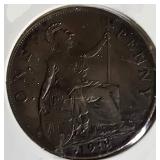 Vintage Great Britain Penny Collection – 1918–1947 Coin Lot