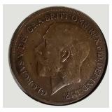Vintage Great Britain Penny Collection – 1918–1947 Coin Lot