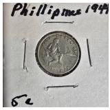 Vintage World Coin Collection – Philippines, France, Mauritius & British Commonwealth