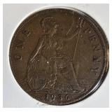 Rare Vintage Great Britain Penny Collection (1927–1947) – King George V & VI Coin Lot