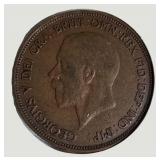 Rare Vintage Great Britain Penny Collection (1927–1947) – King George V & VI Coin Lot