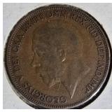 Rare Vintage Great Britain Penny Collection (1927–1947) – King George V & VI Coin Lot