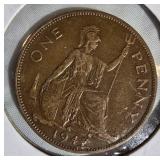 Rare Vintage Great Britain Penny Collection (1927–1947) – King George V & VI Coin Lot