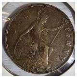 Rare Vintage Great Britain Penny Collection (1927–1947) – King George V & VI Coin Lot