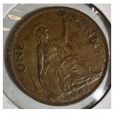 Rare Vintage Great Britain Penny Collection (1927–1947) – King George V & VI Coin Lot