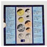 1994 United Kingdom Brilliant Uncirculated Coin Collection Royal Mint Bank of England £2 Set
