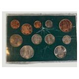 Vintage Irish Coin Set 1968–1971 – Uncirculated Collection with Lucky Penny