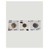 Vintage Egyptian Coin Collection – 1929, 1933 & 1944 Coins Including Silver