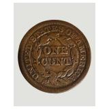 1848 Large Cent Coin – Early U.S. Copper One Cent