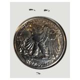 1943 Walking Liberty Half Dollar – 90% Silver U.S. Coin