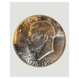 1976 Bicentennial Eisenhower Dollar – Silver U.S. Commemorative Coin