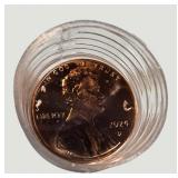 2017-P Lincoln Cent Roll in Coin Tube – Brilliant Estate Find