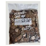 5 Pounds Copper Lincoln Cents (1959-1982) Estate Hoard Lot