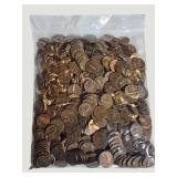 5 Pounds Copper Lincoln Cents (1959-1982) Estate Hoard Lot