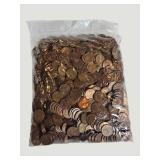 5 Lbs Copper Lincoln Cents 1959-1982 Bulk Estate Collection Lot