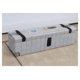 Hard Case Heavy Duty Equipment Storage & Road Travel Case On Wheels, Measures: 54' x 15' x 15', Great For Rifle Storage