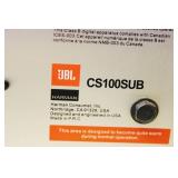 JBL CS100Sub Cinema Sound Speaker System, One SUB & 2 Speakers