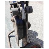 Signode Model DF-15 Industrial Steel Strapping Dispenser cart