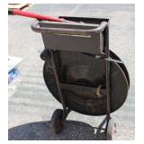 Signode Model DF-15 Industrial Steel Strapping Dispenser cart