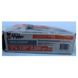 Paslode 3'X 0.120', Appro. 2500 Qty, Framing Nails, Brite Interior, Smooth Shank, Paper Tape,
