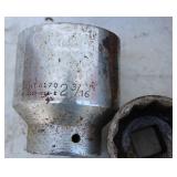 Lot Of Mixed Set of 12-point, 17 Large Sizes Drive Sockets