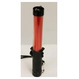 Bright LED Safety Traffic Baton Flashlight Stick With Self Whistle, Front Light & Magnetic Base. Aviation Grade New In Box