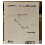 Winsted  Pole Mount MSP-WNSTD4B Heavy Duty TV, Monitor Mount