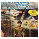 Star Trek Next Generation 7th Season Vintage 1993 Play Mates Skybox Lwaxana Troi W/Collector Card New Sealed
