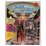 Star Trek Next Generation Vintage Play Mates Skybox Ambassador K'Ehleyr Klingon W/Collector Card New Sealed