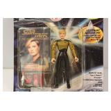 Star Trek Next Generation 7th Season Vintage Play Mates Skybox Lieutenant Natasha Yar W/Collector Card New Sealed