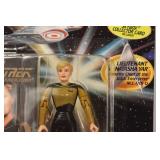 Star Trek Next Generation 7th Season Vintage Play Mates Skybox Lieutenant Natasha Yar W/Collector Card New Sealed